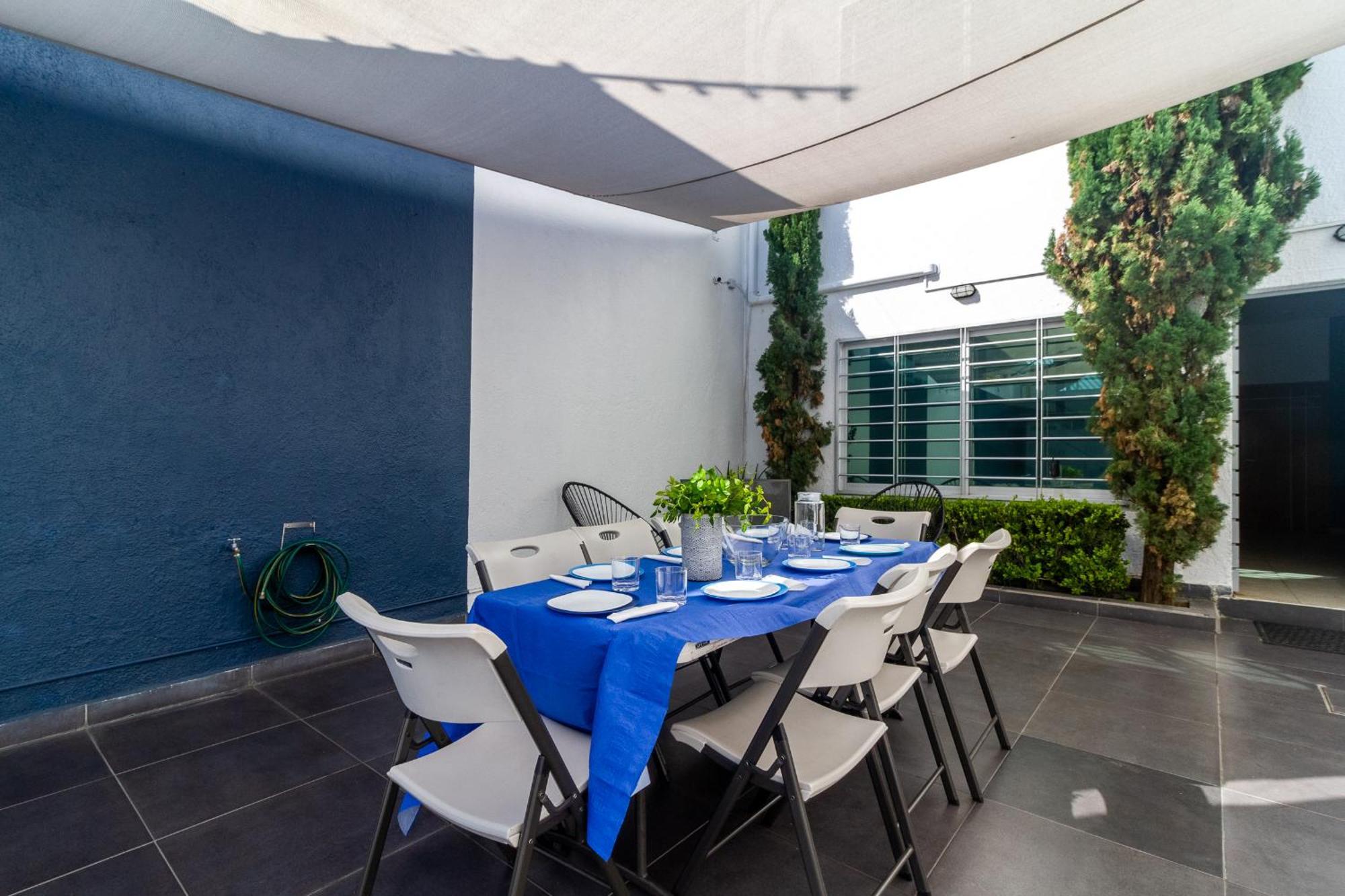 Casa Azul Turquesa Excelente Ubicacion Facturamos Villa Guadalajara Bagian luar foto