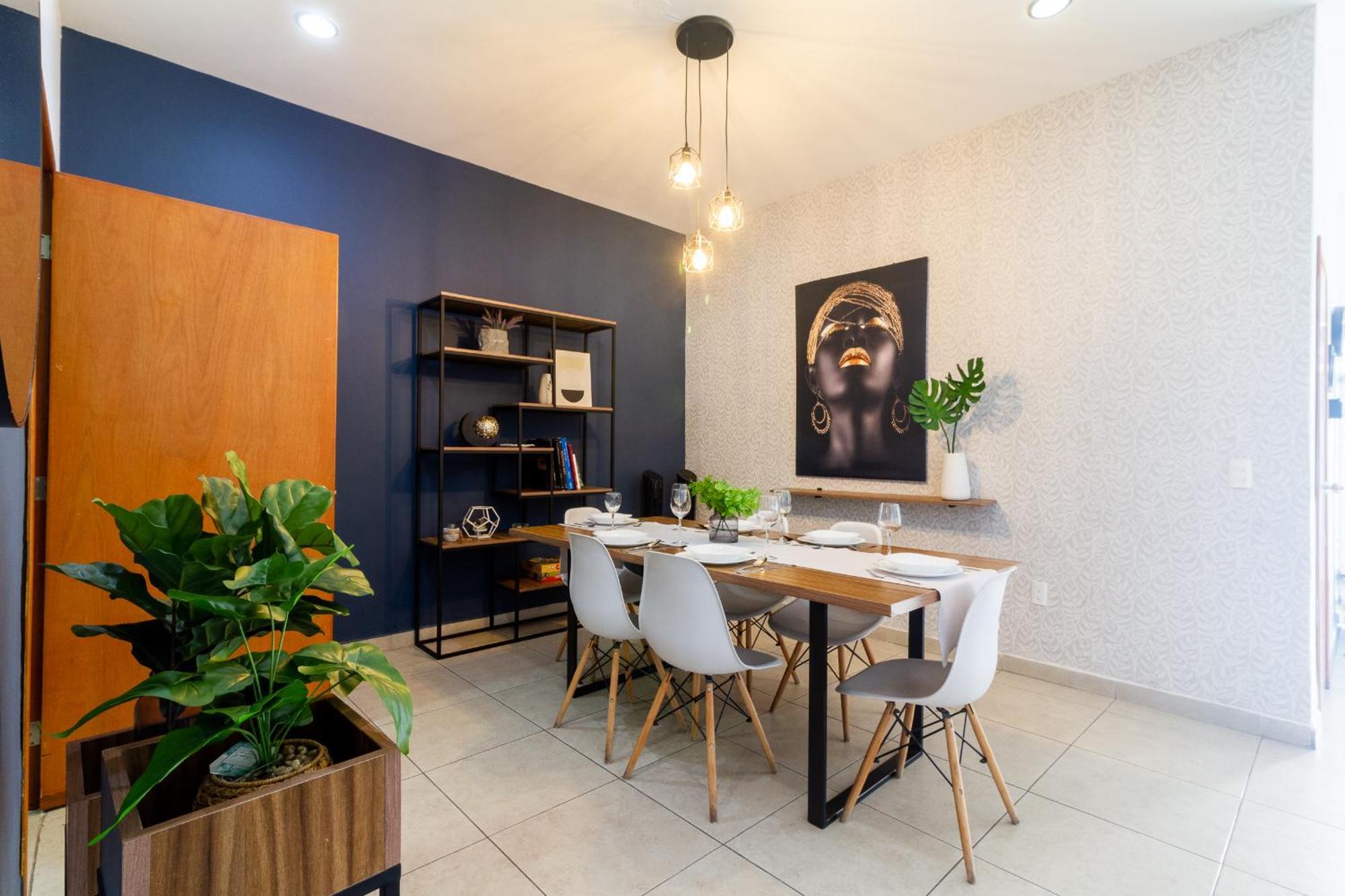 Casa Azul Turquesa Excelente Ubicacion Facturamos Villa Guadalajara Bagian luar foto